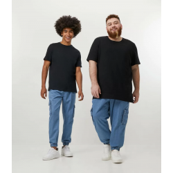 Calça Jogger Em Jeans Com...