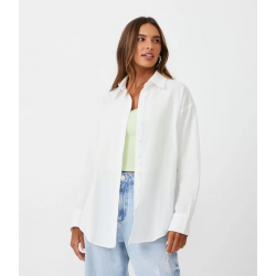 Camisa Alongada Em...